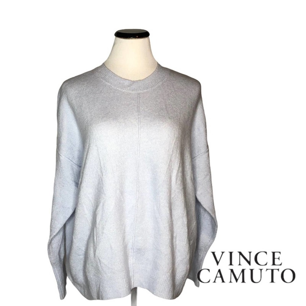 Vince Camuto Soft Oversized Periwinkle Sweater Gem
